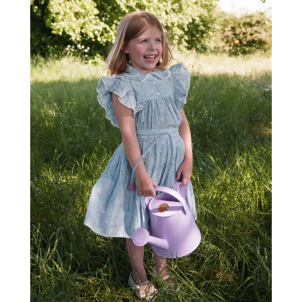 Early Sunday Ruth Skirt - Tonal Floral Blue Print