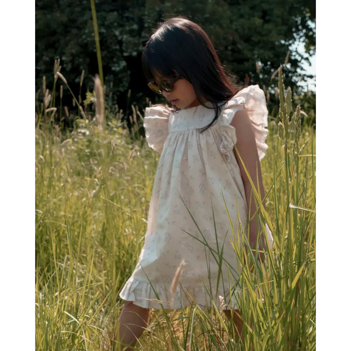 Early Sunday Sita Dress - Painted Bouquet Print