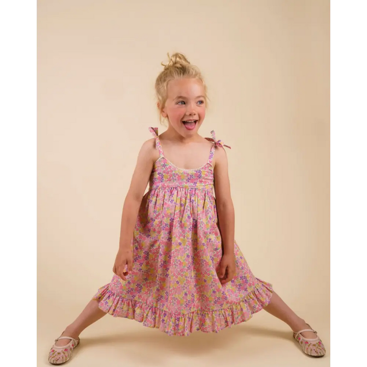 Early Sunday Alena Dress - Emma Floral Purple Print