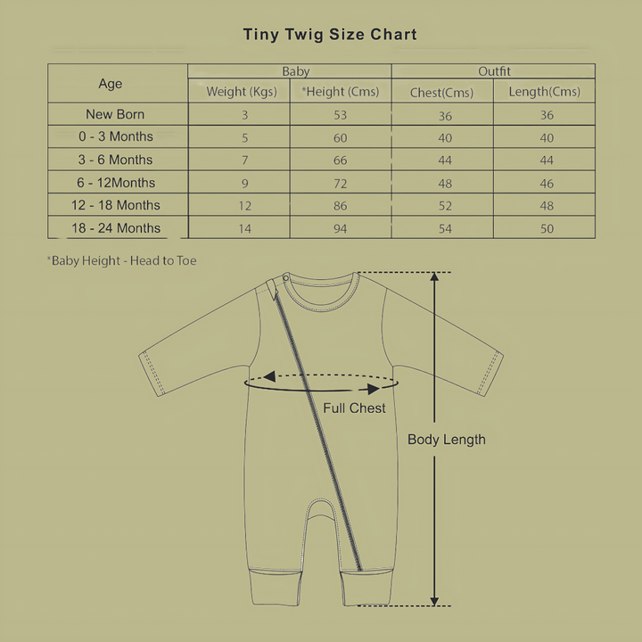 Tiny Twig Snapsuit Playpark
