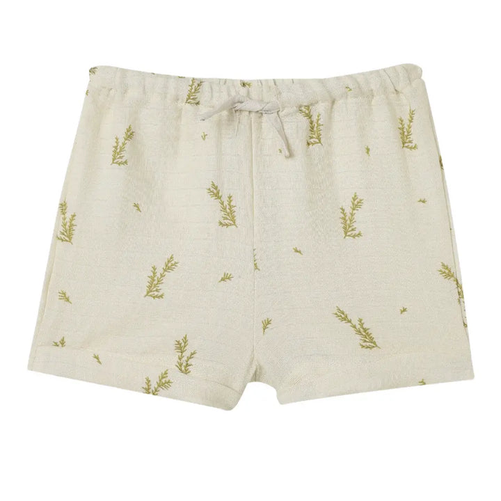 Dulaar Organic Muslin Vest &amp; Shorts Set (6-12 Months)