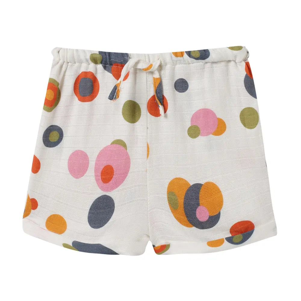 Dulaar Organic Muslin Vest &amp; Shorts Set (6-12 Months)
