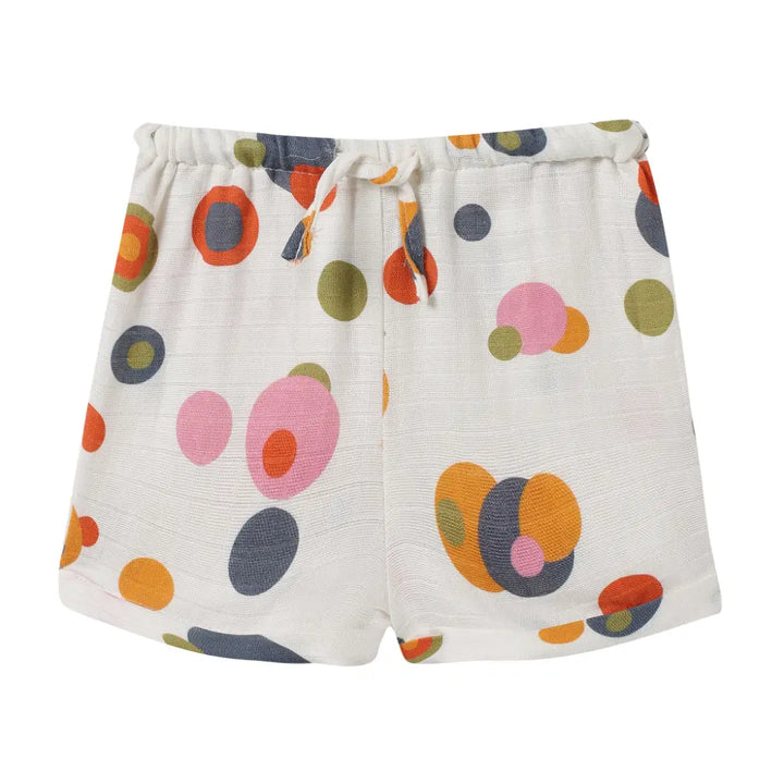 Dulaar Organic Muslin Vest &amp; Shorts Set (6-12 Months)