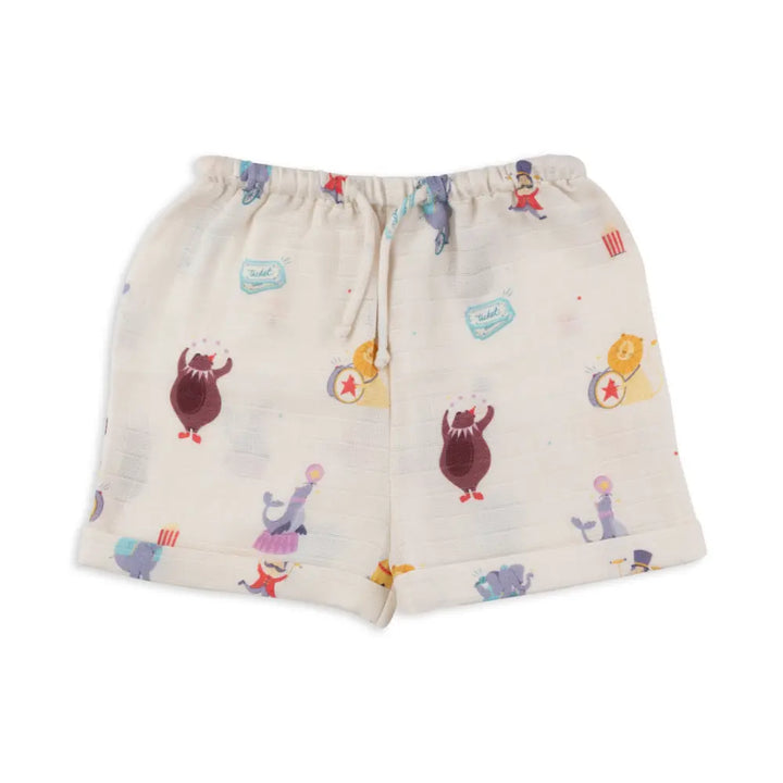 Dulaar Organic Muslin Vest &amp; Shorts Set (6-12 Months)