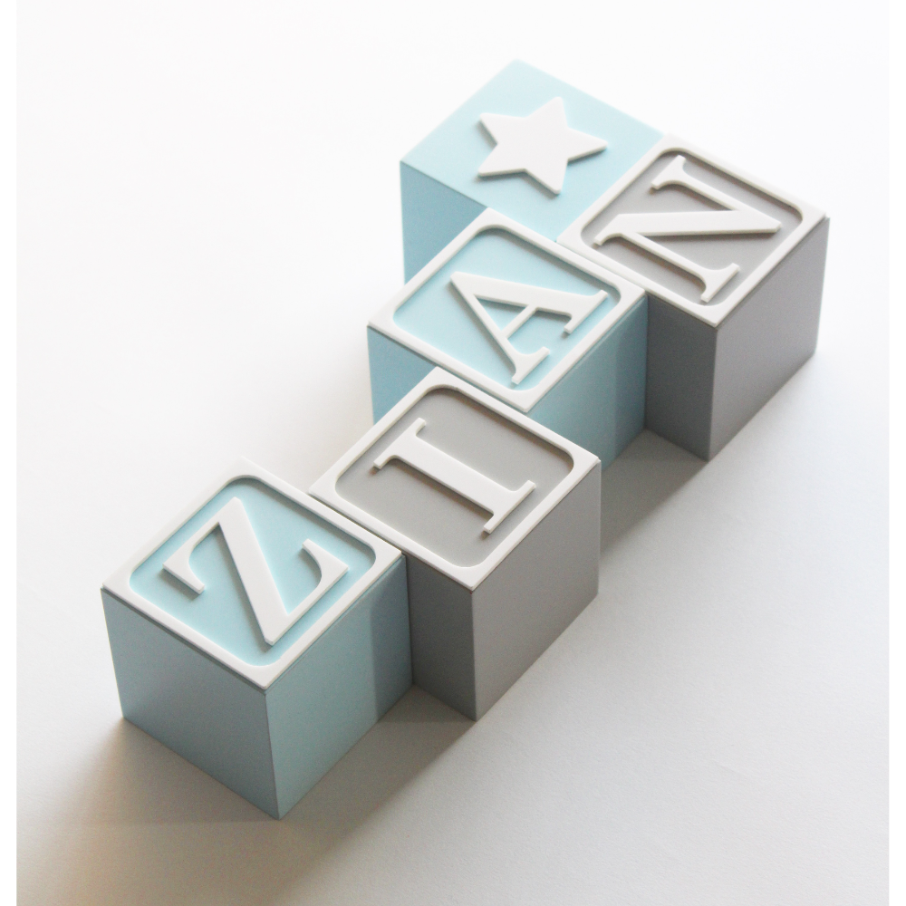 The Tiny Trove Name Block - Vintage