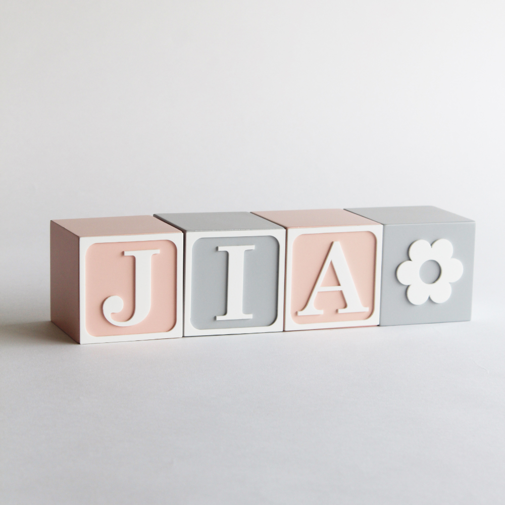 The Tiny Trove Name Block - Vintage