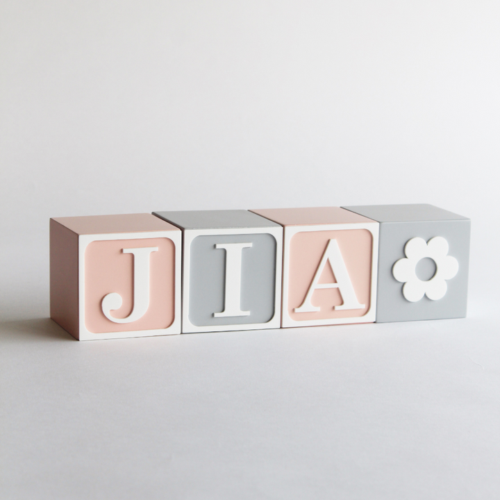The Tiny Trove Name Block - Vintage