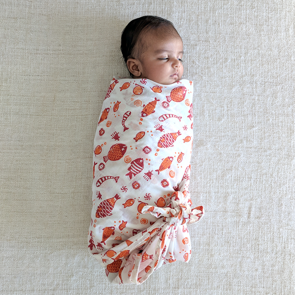 Whitewater Kids Organic Koi Swaddle