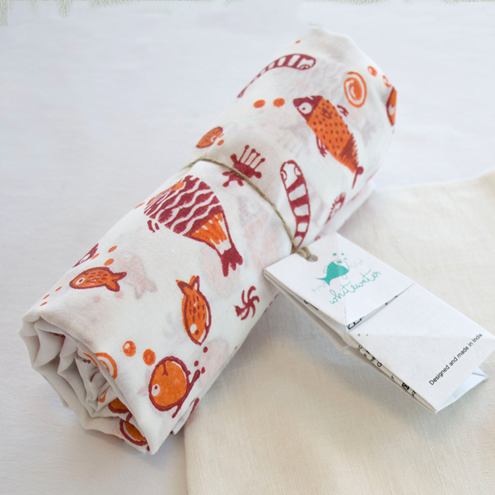 Whitewater Kids Organic Koi Swaddle