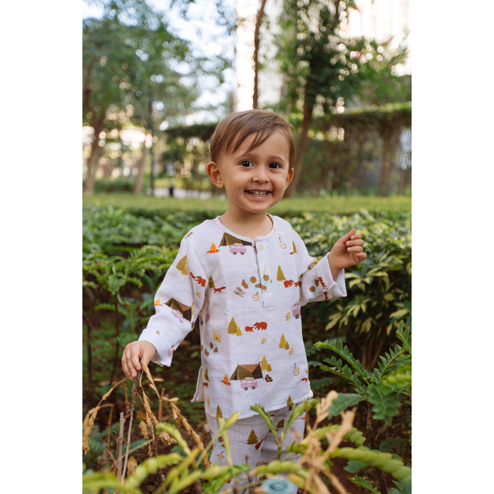 Dulaar Organic Muslin Loungewear - The Happy Camper