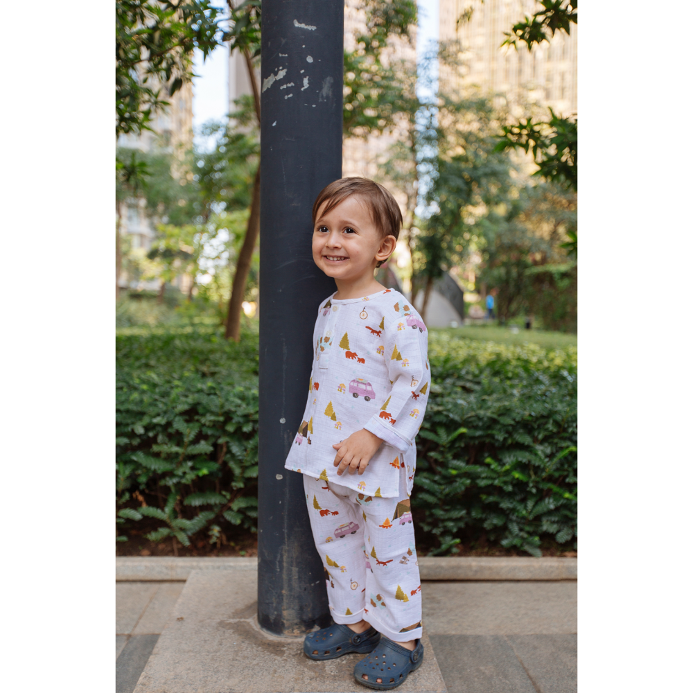 Dulaar Organic Muslin Loungewear - The Happy Camper