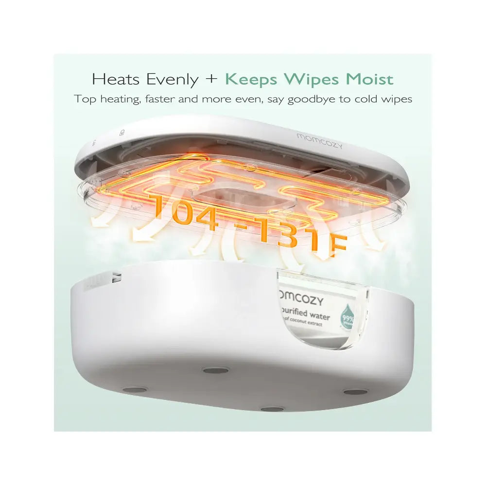 Momcozy Health Care Baby Wipe Warmer - White