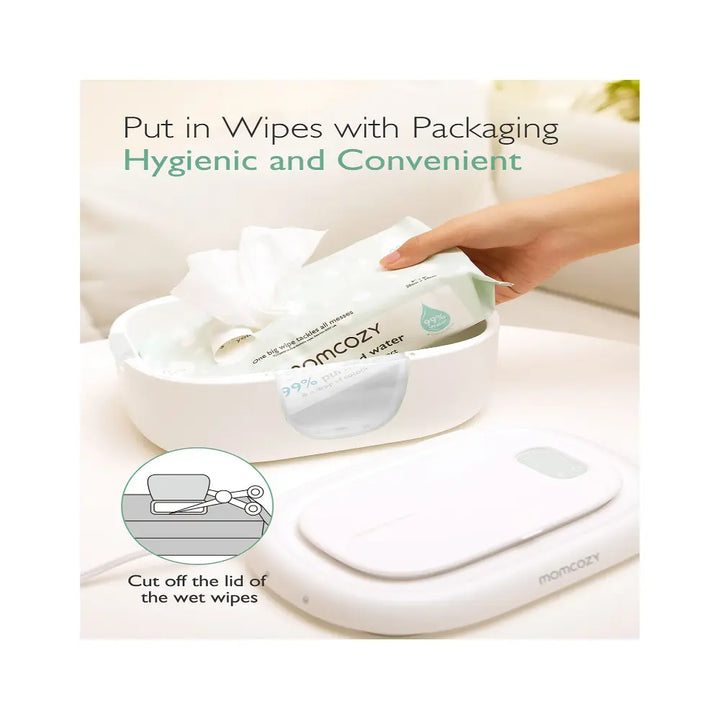 Momcozy Health Care Baby Wipe Warmer - White