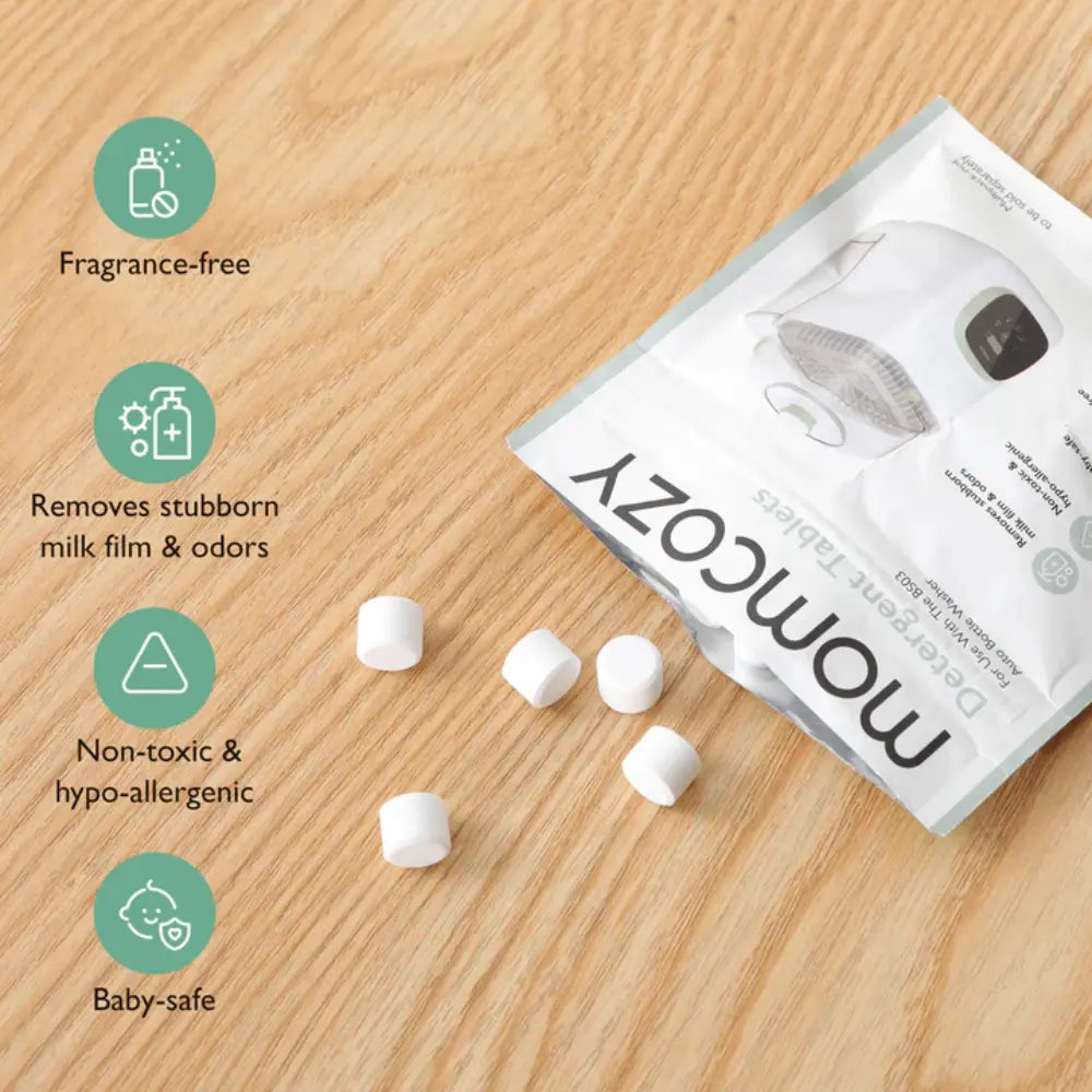 Momcozy Cleaning Accessory Washing Block for KleanPal Pro Bottle Washer White
