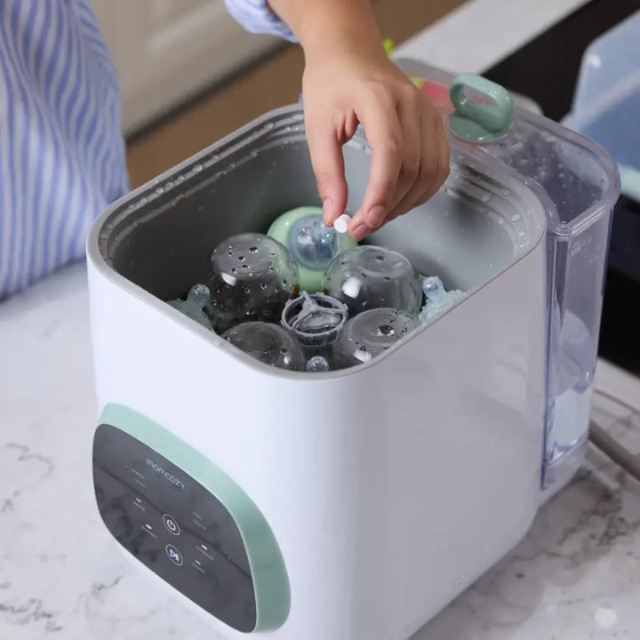 Momcozy Cleaning Accessory Washing Block for KleanPal Pro Bottle Washer White