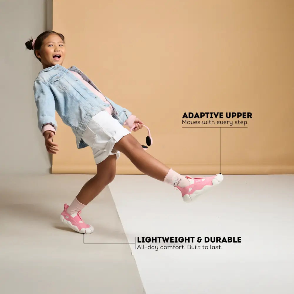 Aretto Leaps - Candy Floss Kids Shoes