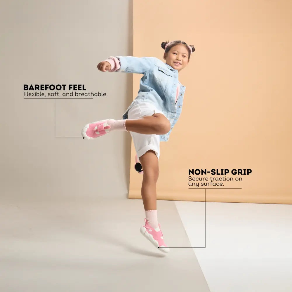 Aretto Leaps - Candy Floss Kids Shoes