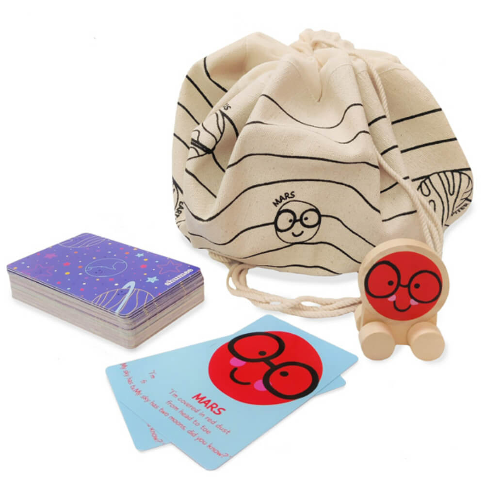 Planet on Wheels - Wooden Solar System Playset