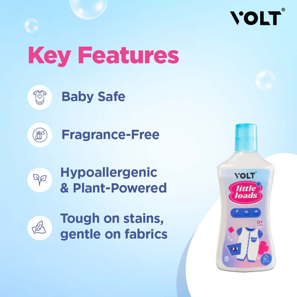 Volt Home Baby Safe Bio Laundry Detergent Powder - 1 KG