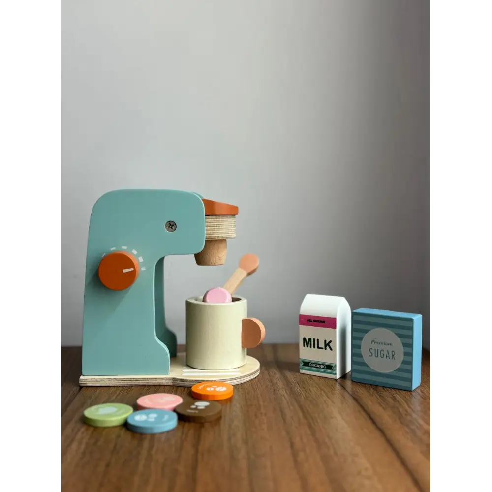 Playbox Wooden Coffee Maker Play Set