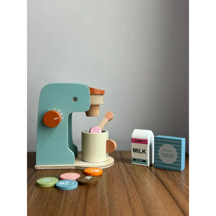 Playbox Wooden Coffee Maker Play Set