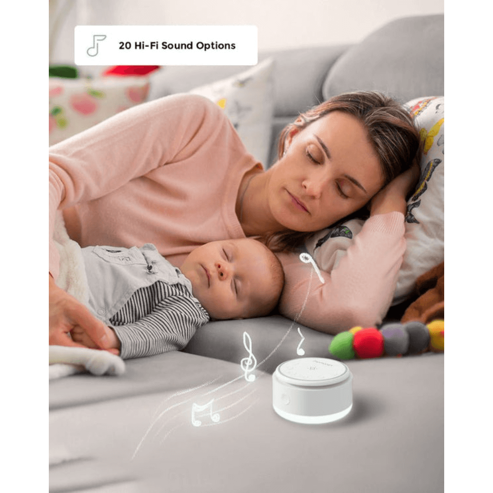 Momcozy Bedtime Portable White Baby Sound Machine