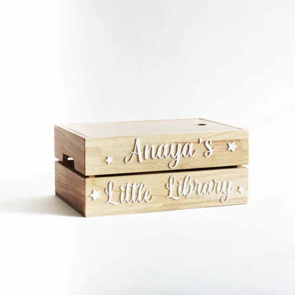 The Tiny Trove My little Library Box - Wooden