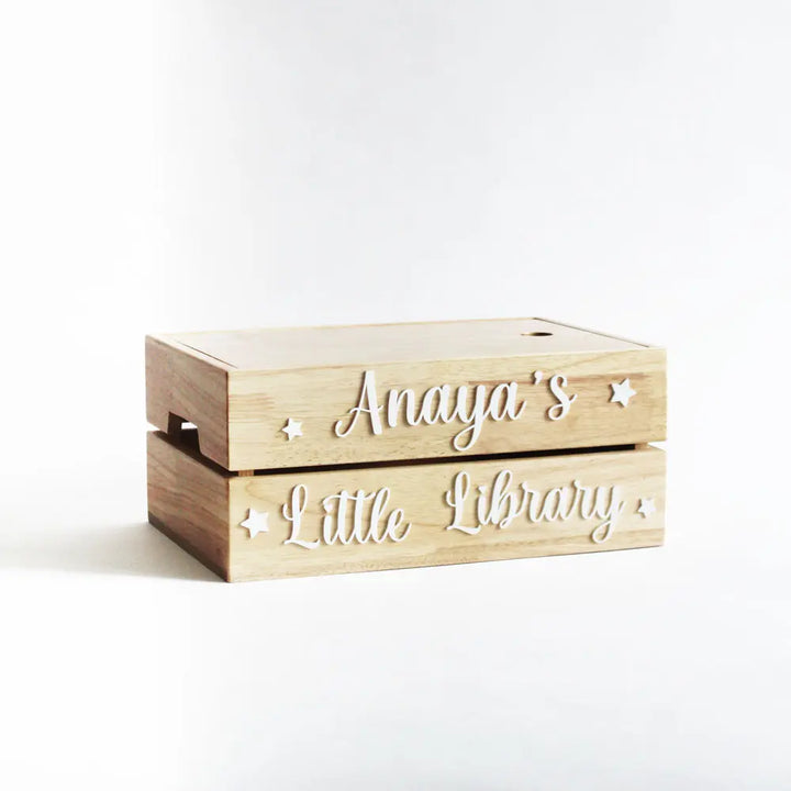 The Tiny Trove My little Library Box - Wooden