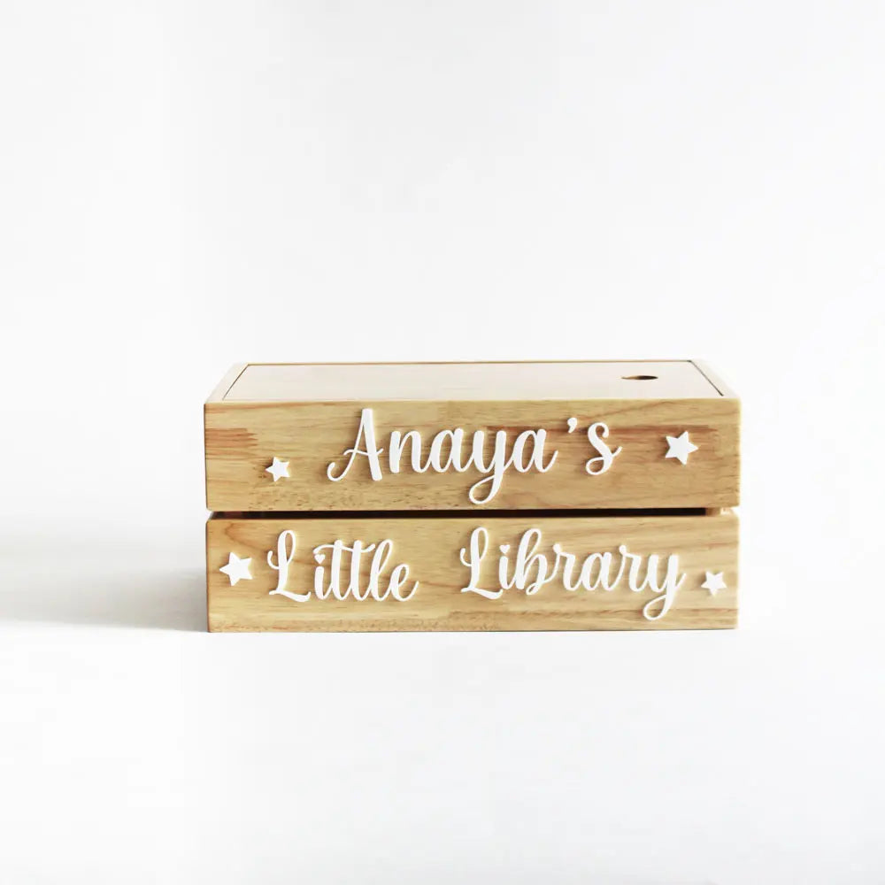 The Tiny Trove My little Library Box - Wooden