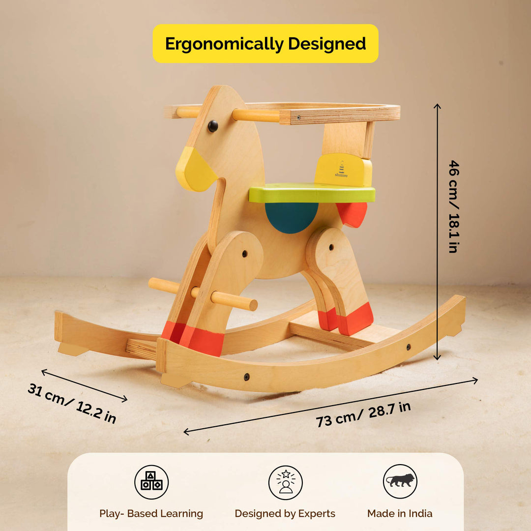 Wooden Rocking Horse Toy