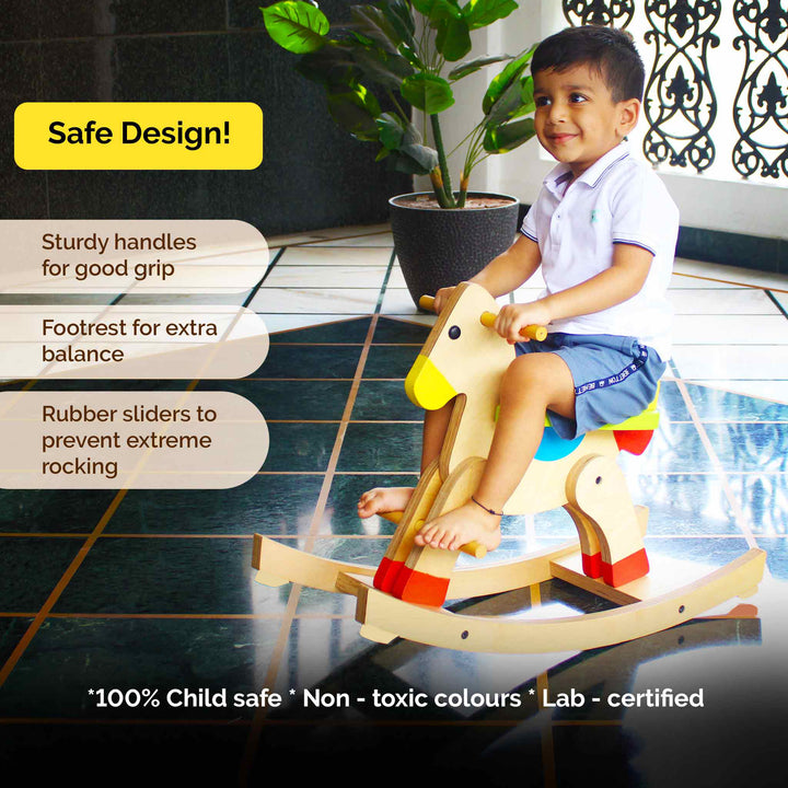 Wooden Rocking Horse Toy