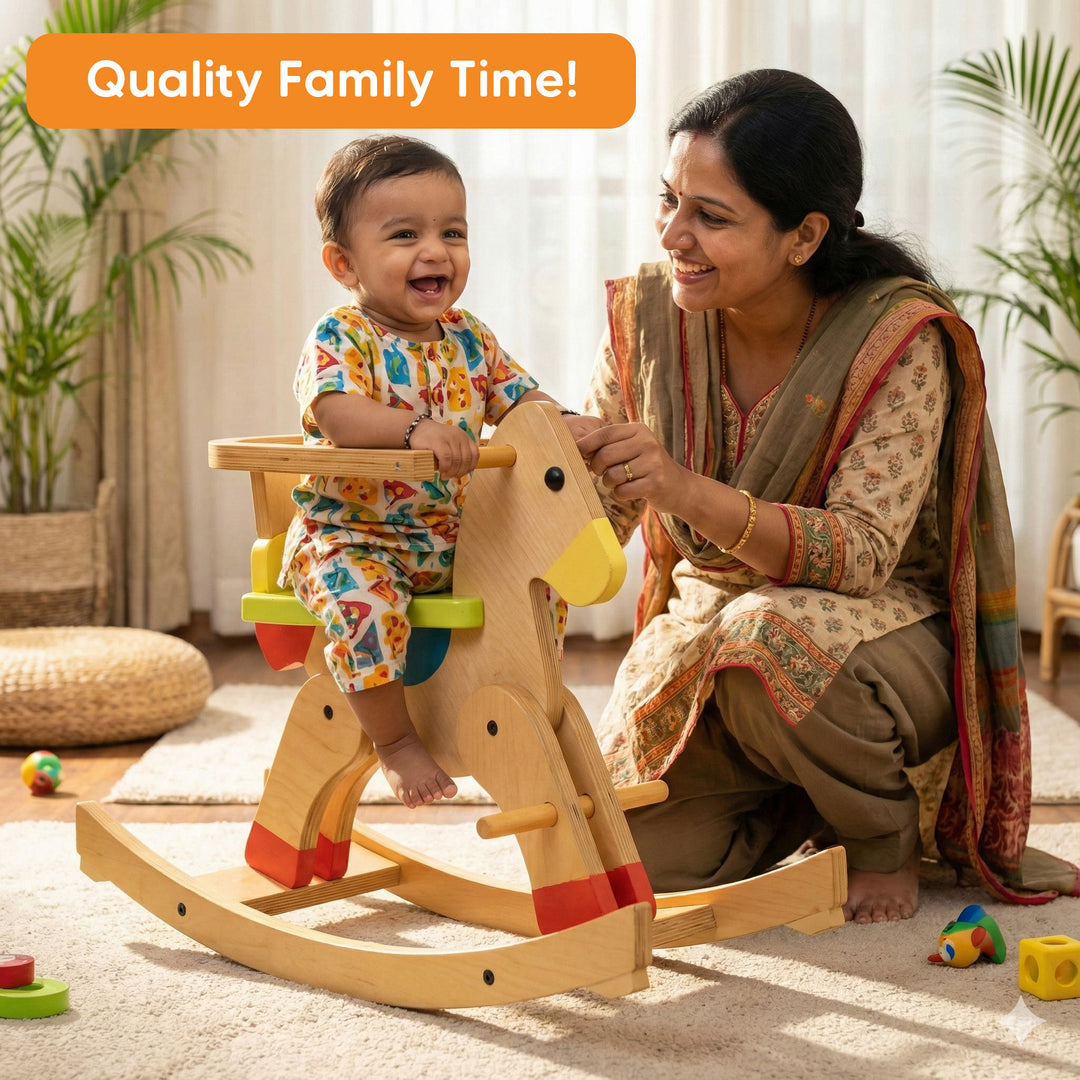 Wooden Rocking Horse Toy