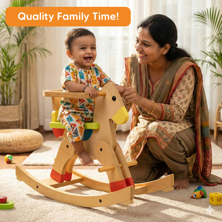 Wooden Rocking Horse Toy