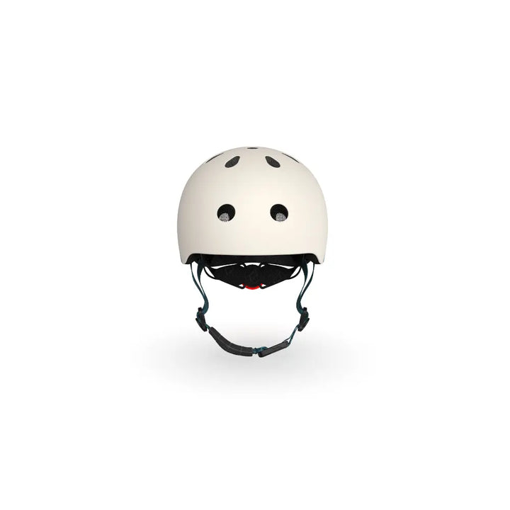 Scoot &amp; Ride Kids Helmet XXS-S (45-51 cm) | Lightweight Adjustable Helmet with LED Safety Light, Magnetic Buckle &amp; Ventilation | Toddler and Kids Helmet for Cycling, Scooting, Skating &amp; Outdoor Play - Ash