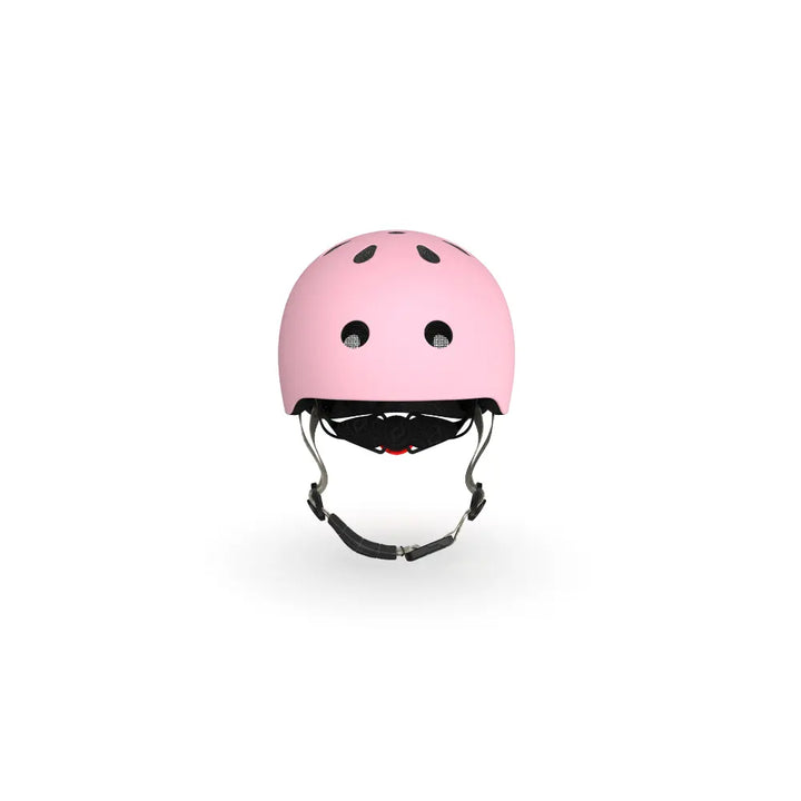Scoot &amp; Ride Kids Helmet XXS-S (45-51 cm) | Lightweight Adjustable Helmet with LED Safety Light, Magnetic Buckle &amp; Ventilation | Toddler and Kids Helmet for Cycling, Scooting, Skating &amp; Outdoor Play - Rose