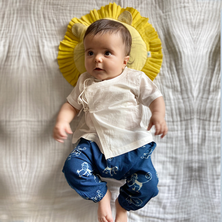 Whitewater Kids Unisex Organic Zoo Angrakha &amp; Zoo Pants