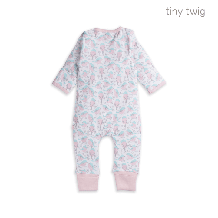 Tiny Twig Zipsuit L/S Love Birds