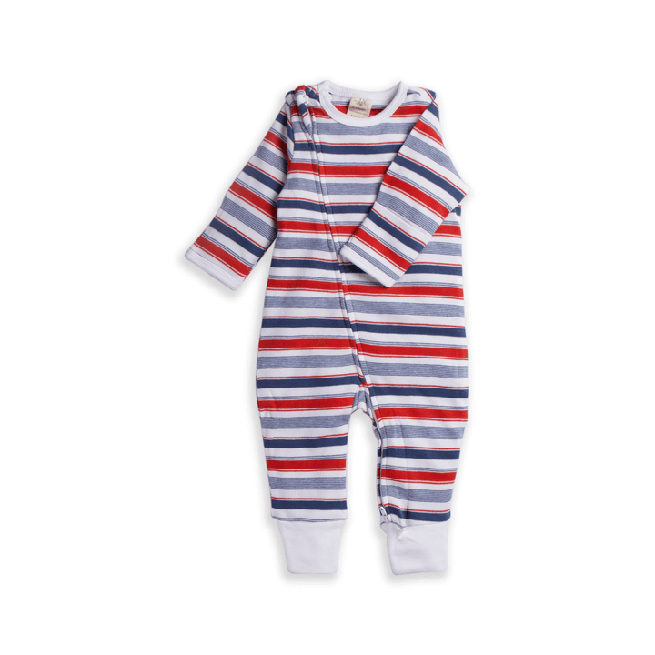 Tiny Twig Zipsuit L/S MarinerStripes