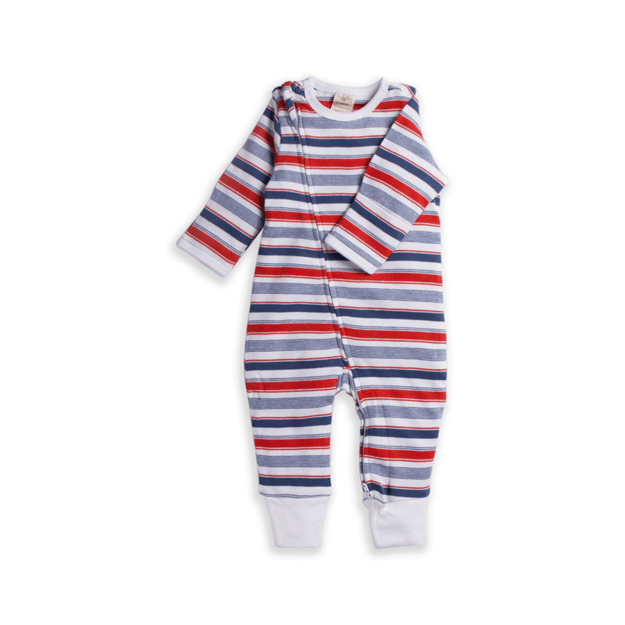 Tiny Twig Zipsuit L/S MarinerStripes