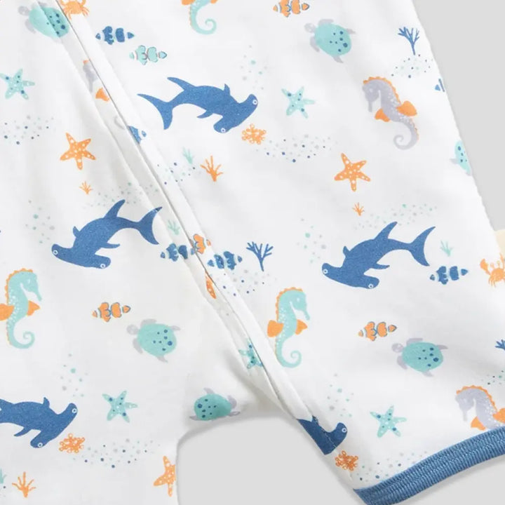 Tiny Twig Shoreside Zipsuit Short Sleeve