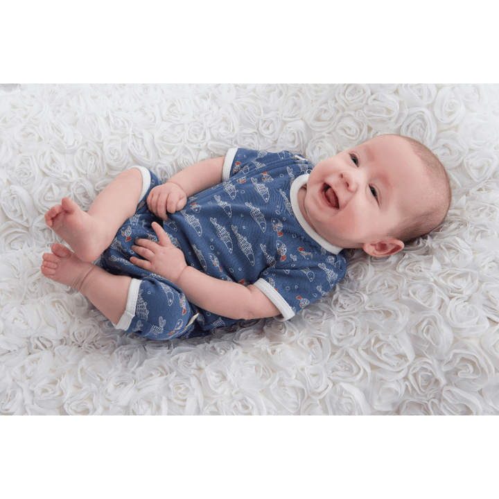 Tiny Twig Zipsuit S/S Little Fish