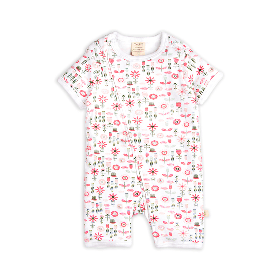 Tiny Twig Zipsuit S/S Tulip