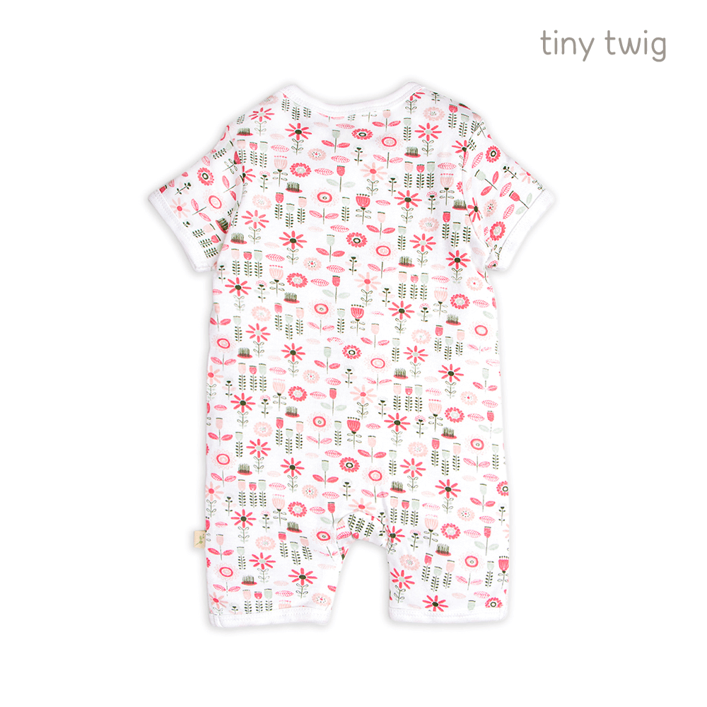 Tiny Twig Zipsuit S/S Tulip