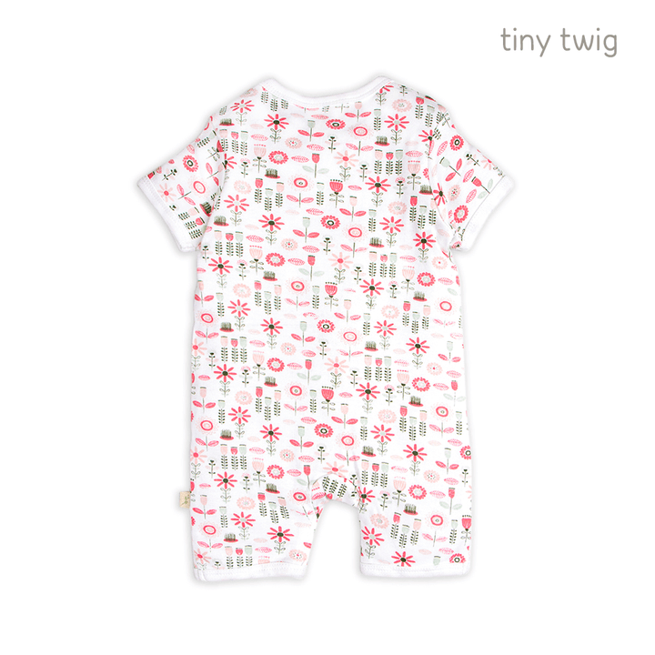 Tiny Twig Zipsuit S/S Tulip