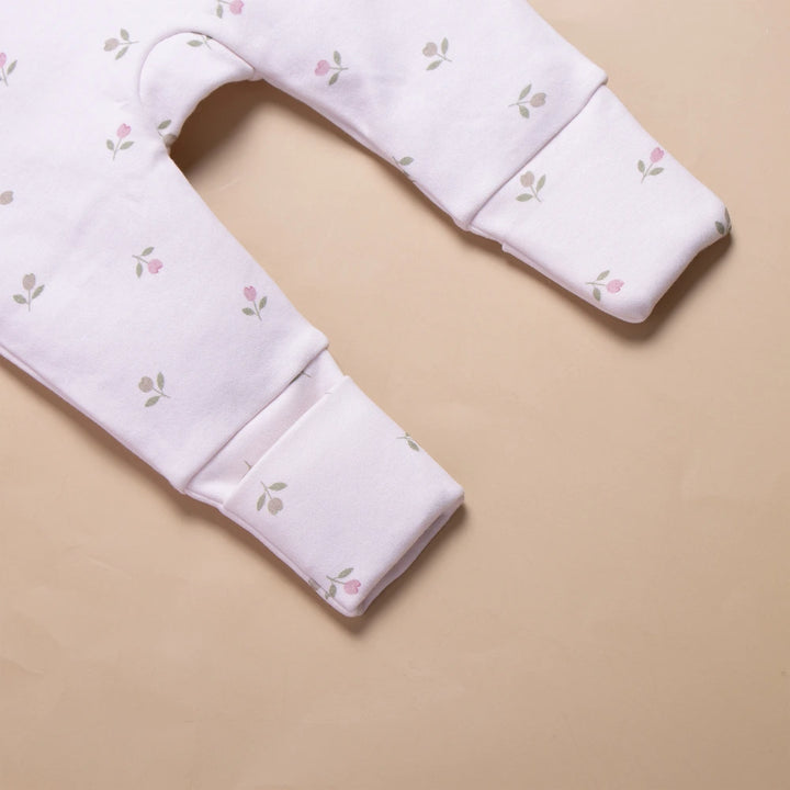 Tiny Twig Tiny Tulips Zipsuit - Blush