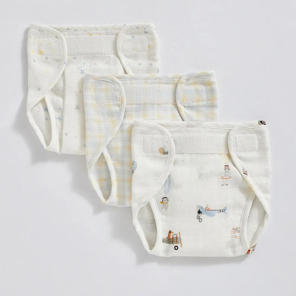 Annasimona Kids Adventure Muslin Nappies - Set of Three