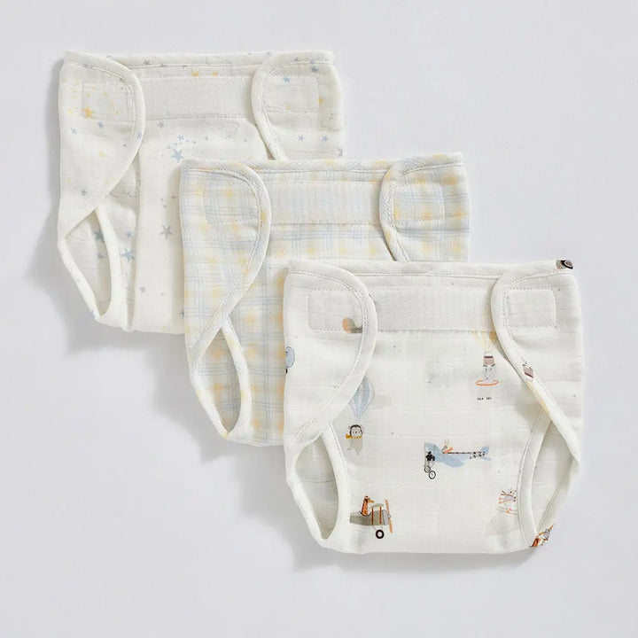 Annasimona Kids Adventure Muslin Nappies - Set of Three