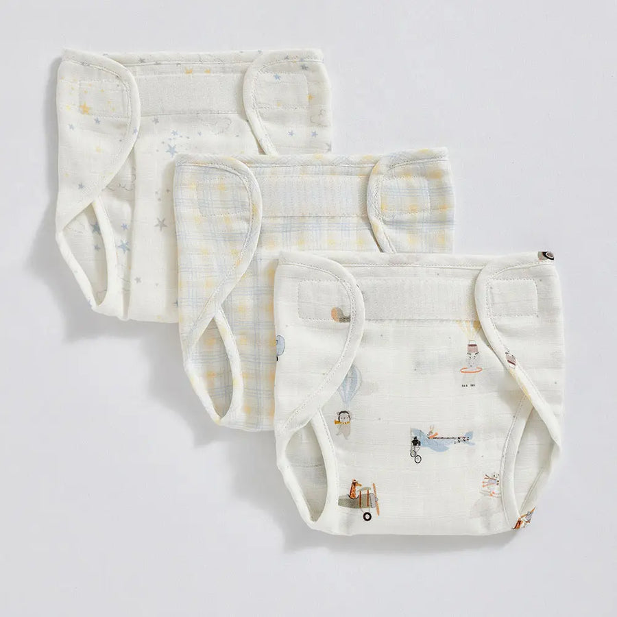 Annasimona Kids Adventure Muslin Nappies - Set of Three
