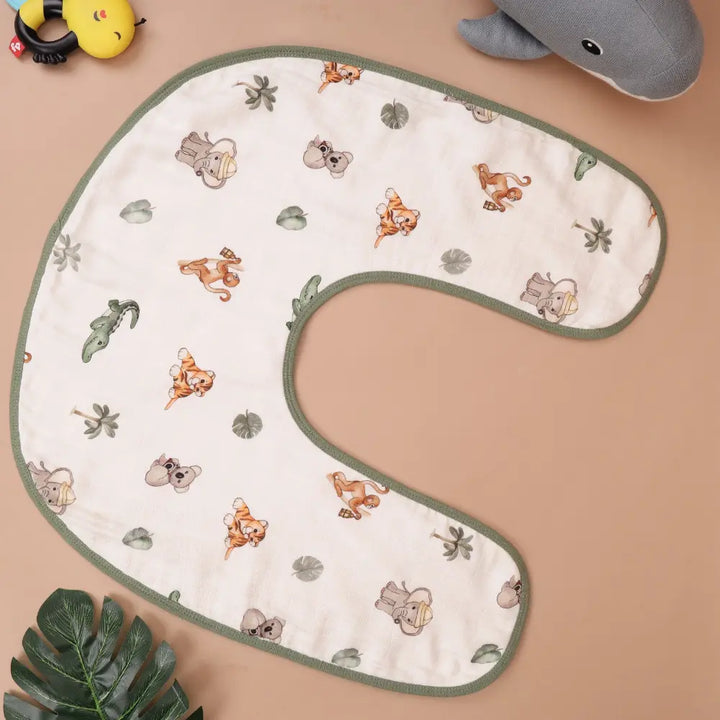 Cugo Bamboo Cotton Muslin Double Shoulder Burp Cloth