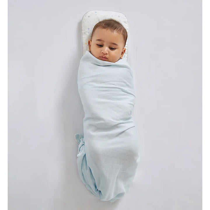 Annasimona Kids Blue Muslin Swaddles  - Set of Three